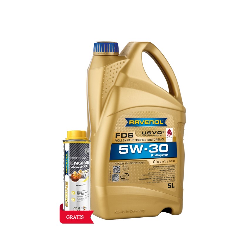 RAV FDS 5W-30 5L USVO + Prof Engine Cleaner 0.3L GRATIS