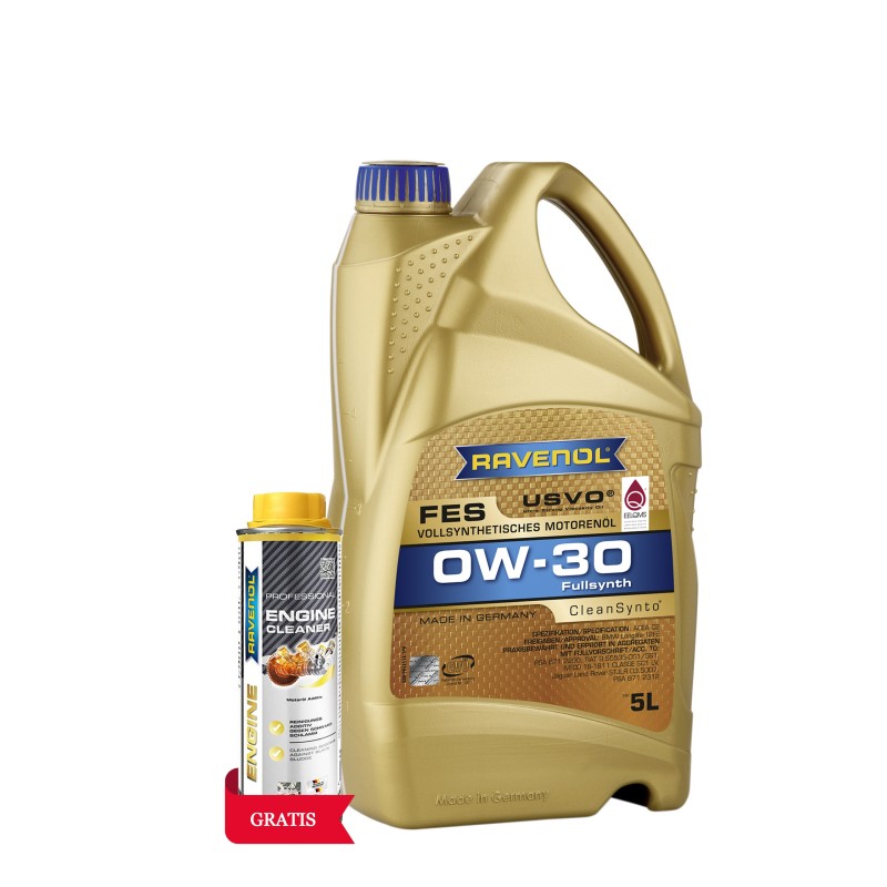 RAV FES 0W-30 5L USVO + Prof Engine Cleaner 0.3L GRATIS