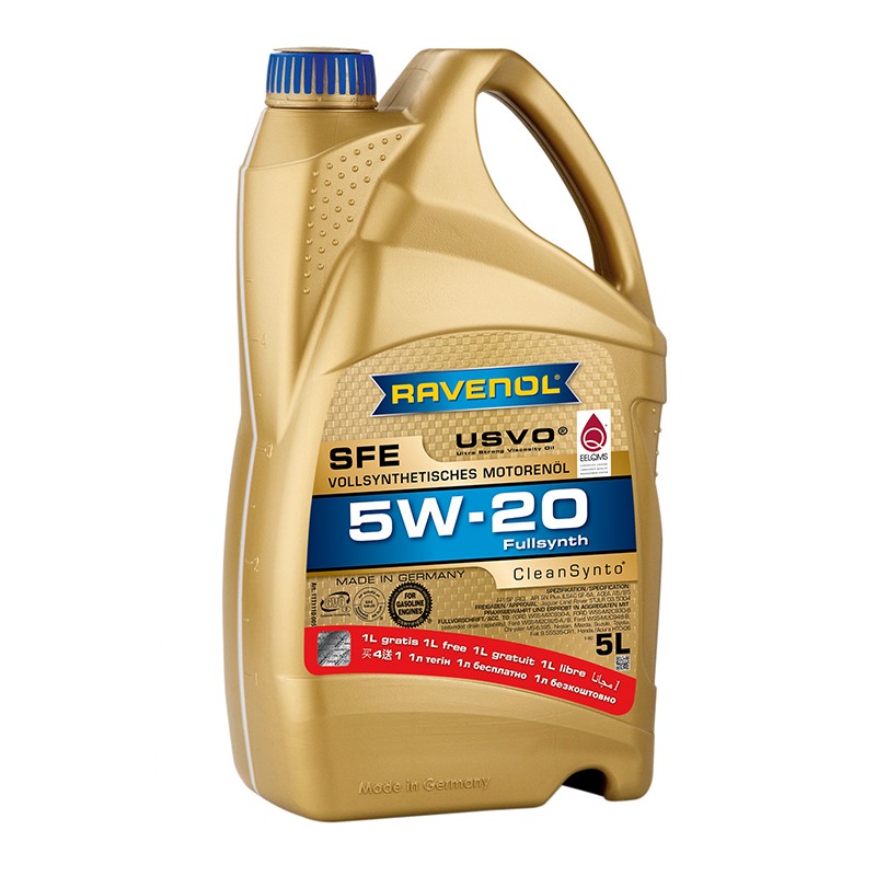 RAV SFE 5W-20 5L USVO PROMO 4+1