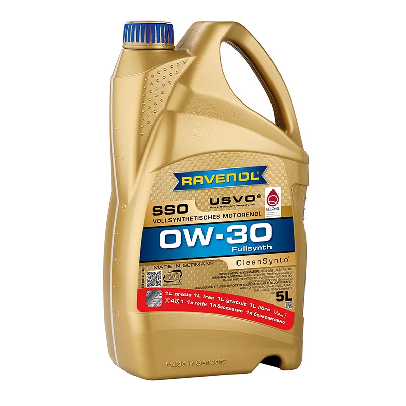 RAV SSO 0W-30 5L USVO PROMO 4+1