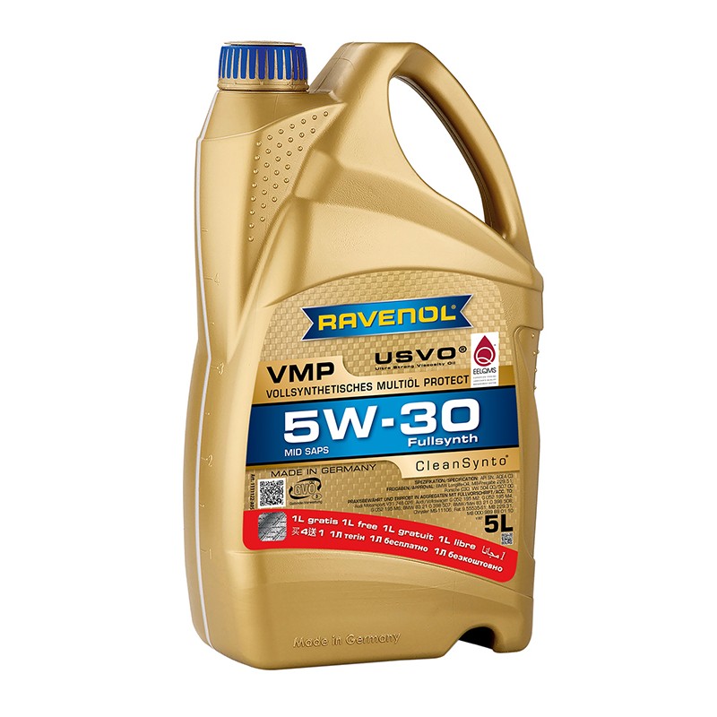 RAV VMP 5W-30 5L USVO PROMO 4+1